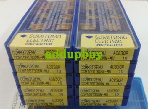 10PCS/BOX SUMITOMO  Carbide Inserts CCMT09T308N-MU AC830P NEW In Box