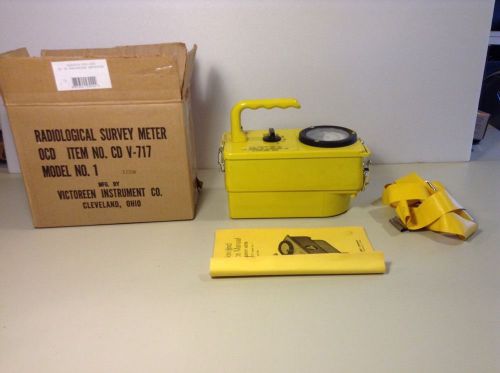 radiological survey meter OCD item V-717 Model No. 1,  Manufactured 1964