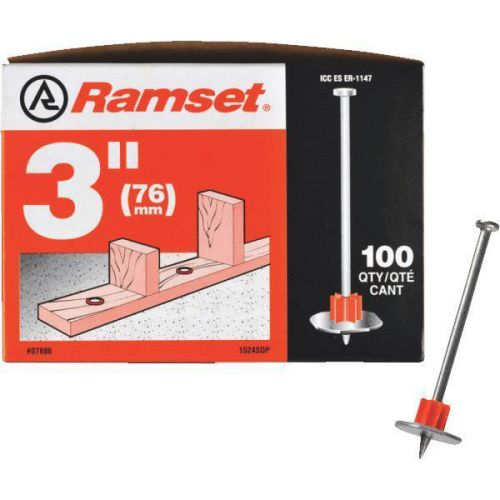 ITW Brands 07886 Fastening Pin With Washer-100PK 3&#034;  PIN W/ WASHER