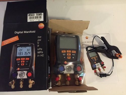 Testo 550-1  Refrigeration Manifold Kit ( 0563 5505) With 1 clamp probe  !!NEW!!