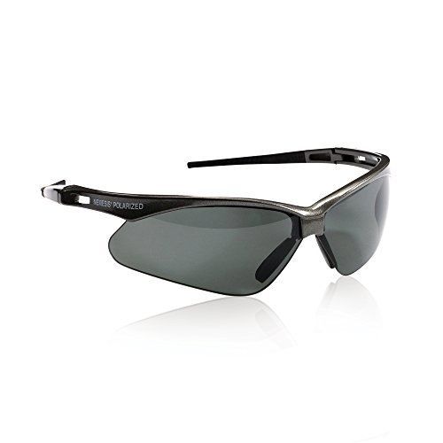 Jackson Safety V30 Nemesis Polarized Safety Glasses (28635), Polarized Smoke