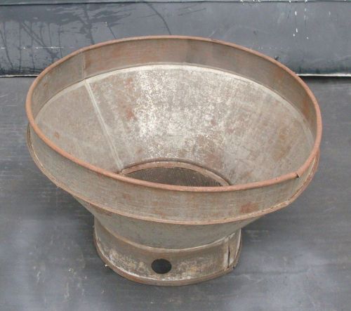 Vintage 10&#034; galvanized farm milk strainer cattle goats dairy for sale