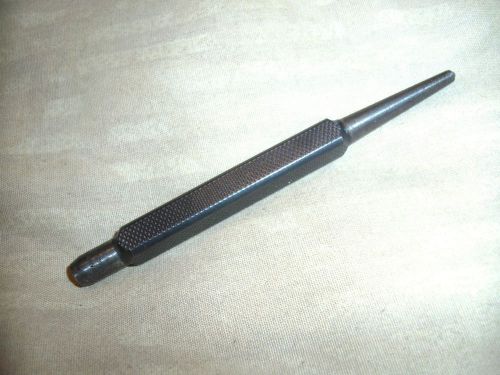 Vintage ~ l. s. starrett co. ~ 4&#034; center punch ~ 1/4&#034; tapered point/square shank for sale