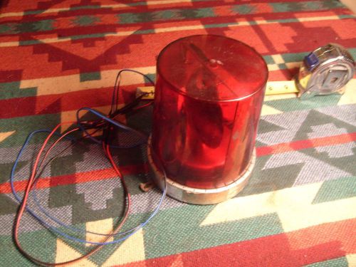 Old federal red rotating emergency light for sale