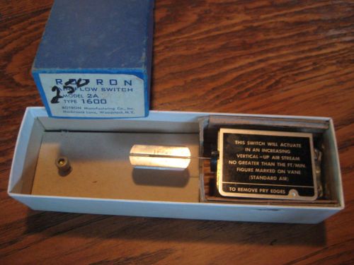 ROTRON MODEL 2A TYPE 1600 AIR FLOW INTERLOCK SWITCH