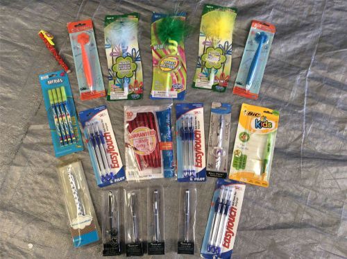 Wholesale lot of assorted pens, new, lot of approx. 47 pcs for sale