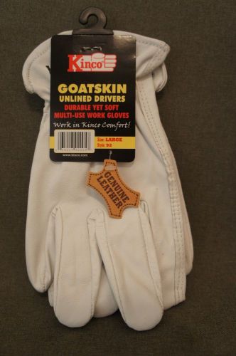 Kinco 35117920057Goatskin unlined drivers/work gloves sizeLarge. Style 92. New