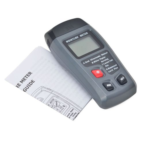 Lcd display 2-pin digital wood tree timber moisture meter 0-99.9% mt-10 for sale