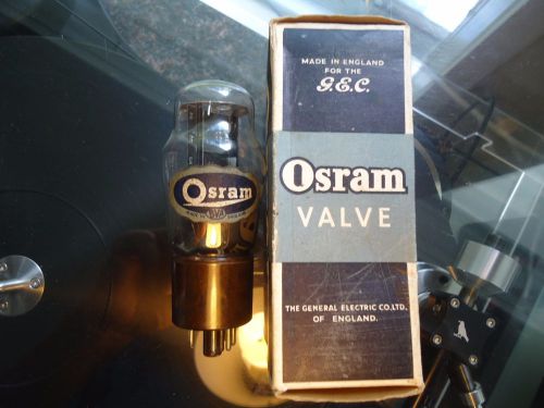 Gec osram u31 british made old stock tested boxed vintage valve tube for sale