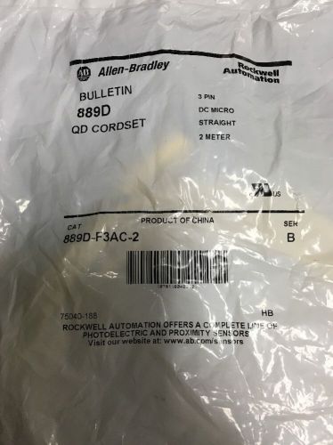 Allen-Bradley 889D-F3AC-2 NOS. Free Ship