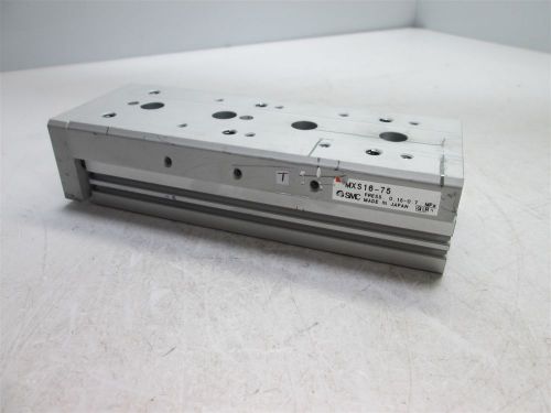 SMC MXS16-75 Air Slide Table, Bore: 16mm, Stroke: 75mm, Pressure: 0.15-0.7MPa