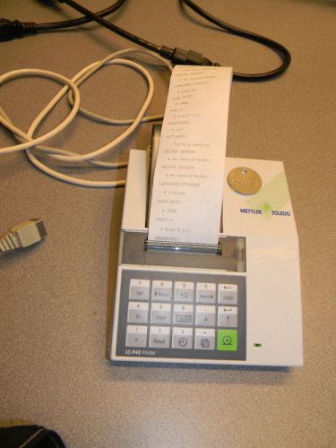 Mettler Toledo LC-P45 Lab Scale Printer, P/N 229029 (DB9 to Mini Mettler 15 Pin)