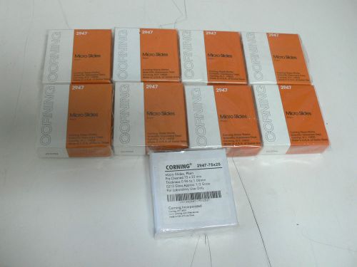 Lot of 10 Corning 2947 Micro Slides 3&#034;x1&#034;