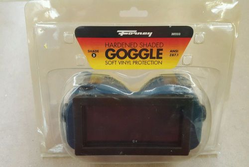 FORNEY HARDENED SHADED GOGGLE SOFT VINYL PROTECTION 30233 - SHADE 5