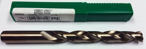 11/16&#034; COBALT JOBBER LENGTH DRILL, 5-5/8&#034; LOF, 7-5/8&#034; OAL, PTD R10CO 10344