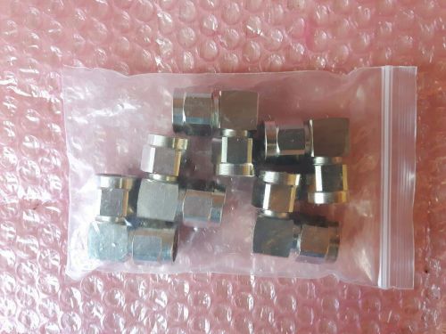 Lot of 5 ISOTEC 1N-807-00H ADP N-Type M/M R/A HEX RF 90 deg Coax Connector NIB