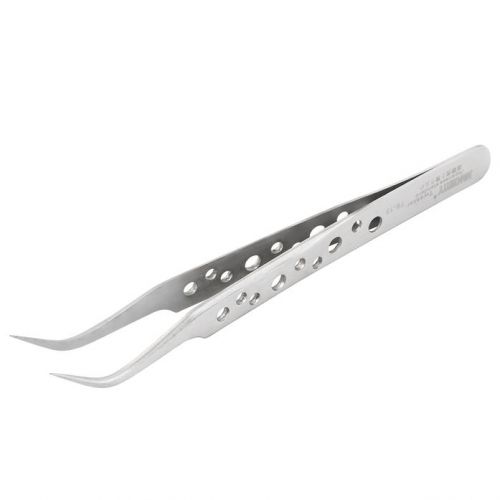 JAKEMY 123mm Anti-static Anti-magnetic Curved Forceps Tweezer Maintenance DH