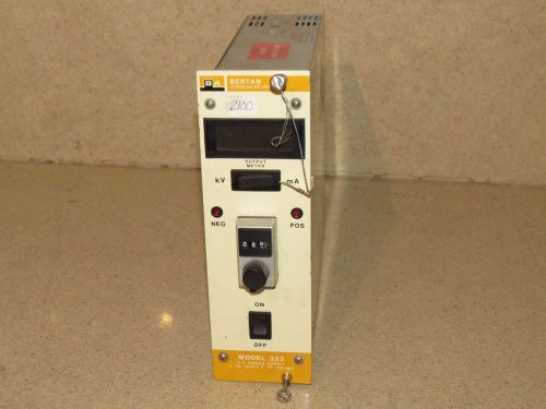 BERTAN ASSOCIATES MODEL 323HV 323 HV POWER SUPPLY