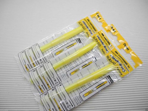 5 refills Pentel SLR3 for SXS-15 Highlighter Yellow(Korea)