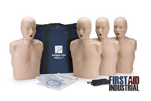 Prestan medium skin adult cpr aed training manikin w/monitor 4 pack pp-am-400-ms for sale