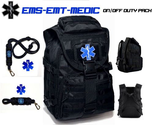 Emt medic first responder backpack on/off duty bag - first aid emergency kit bag for sale