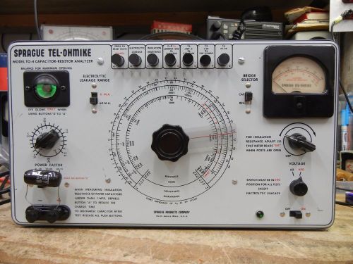 Sprague TO4 Tel Ohmike Capacitor and Resistor Analyzer: Overhauled, guaranteed!