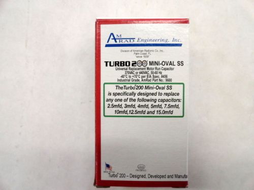 TURBO 200 MINI-OVAL RUN CAPACITOR