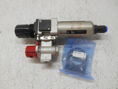 SMC AW30K-03BD-R REGULATOR, 0.05-0.85 MPA, MAX. PRESS. 1.0 MPA, NEW