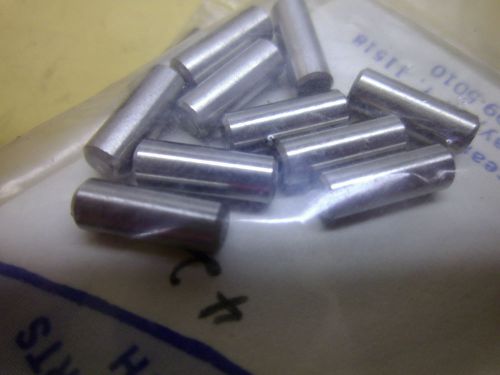 0.1562&#034; DIA. X 7/16&#034; LONG DOWEL PINS (LOT OF 10) #9695