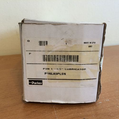 NIB Parker P3NLA9PLSN 1 1/2&#034; Lubricator