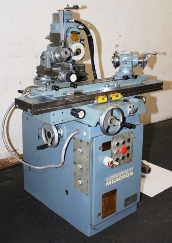 Cincinnati-milacron #2mt tool &amp; cutter grinder, radius attach., workhead, tilt w for sale