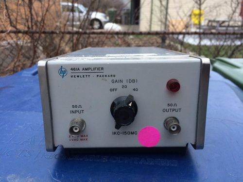 HP Hewlett Packard 461A 50-Ohm 20 &amp; 40 DB Amplifier 1KC-150MC