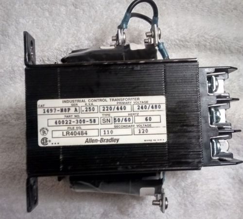 Allen Bradley 1497-N8P Ser A, Industrial Control Transformer - Fast Shipping