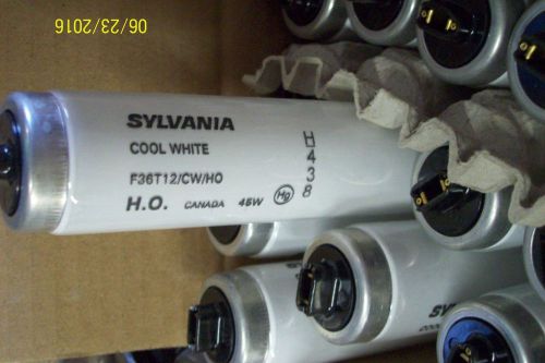 *BOX OF 22* SYLVANIA 45 WATT FLUORESCENT TUBE LAMP LIGHT BULB F36T12/CW/HO