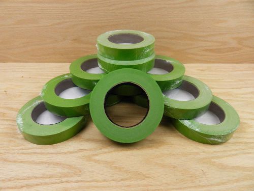 10 PROFESSIONAL GRADE 1&#034; Green Painters Masking Trim Edge Tape 180&#039; 60 yd roll