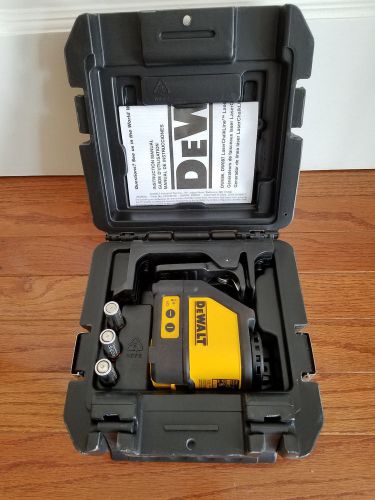 DeWalt DW087 Laser Chalk Line Laser Line Generator &amp; Mounting Bracket