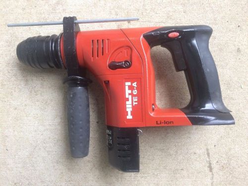 HILTI TE 6-A 36V Volt Li-Ion Cordless ROTARY HAMMER DRILL SDS-Plus TE C Lithium