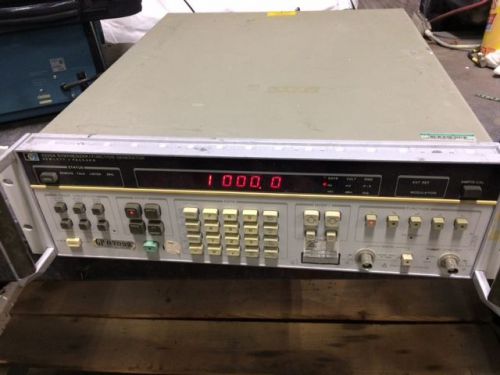 HP AGILENT 3325A PROGRAMMABLE SYNTHESIZER SWEEPER FUNCTION GENERATOR w/Opt 2and