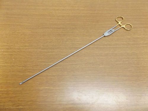 Jarit 600-251 In-line CARB-BITE Gold Handle Needle Holders