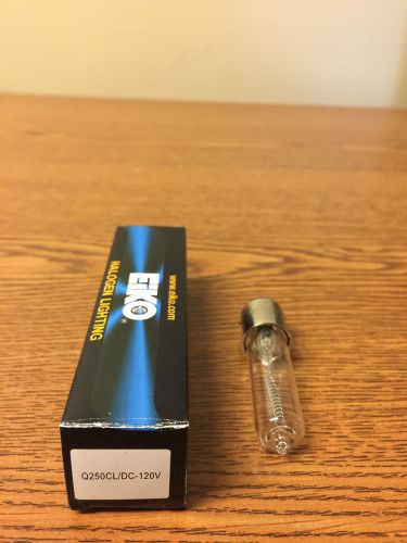 Eiko q250cl/dc-120v 120v 250w t4-1/4 dc bayonet base halogen bulb free us ship! for sale