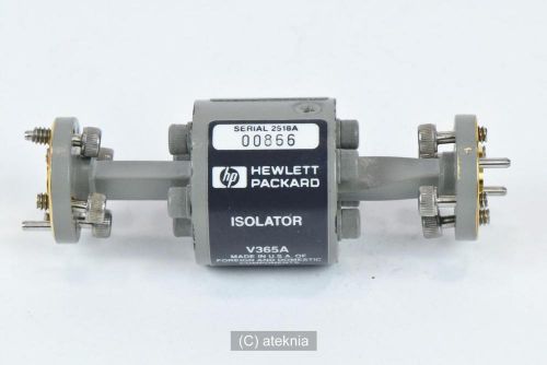 Agilent hp v365a, wr15 waveguide isolator, 50 to 75 ghz for sale