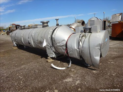 Unused- steeltek &#034;u&#034; tube heat exchanger, approximate 1,355 square foot, type bk for sale