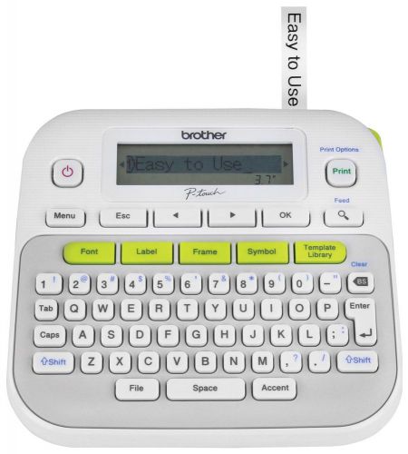 Brother P-Touch PTD210 Easy Compact Label Maker, 2 Lines