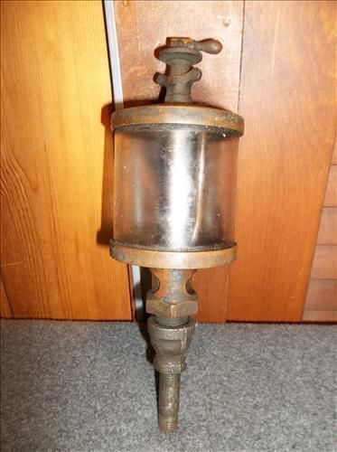 Vintage brass drip oiler for hit and miss engine for sale