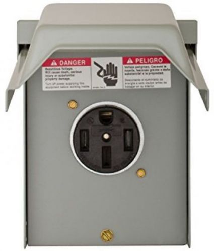 Talon LGP1S 50-Amp Enclosed, Outdoor Rated, Receptacle