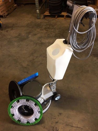 Industrial Floor Polisher Machine w/ (1 Tank + 2 Brushes + 1 Pad Holder) BF521