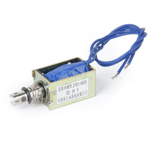 Dc 24v pull type open frame actuator solenoid electromagnet magnet holding 0.6n for sale