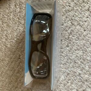 3M Moon Dawg Gloss Black Frame Anti-Fog Lens Safety SunWear Glasses New