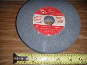 4 GRINDING WHEELS CRAFTSMAN,PRAIRIE VITRIFIED GRINDING WHEELS  SEE DESCRIPTION