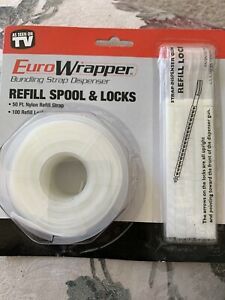 NEW Euro Wrapper Bundling Strap Dispenser Refill Spool &amp; Locks ONLY!!! Free Ship